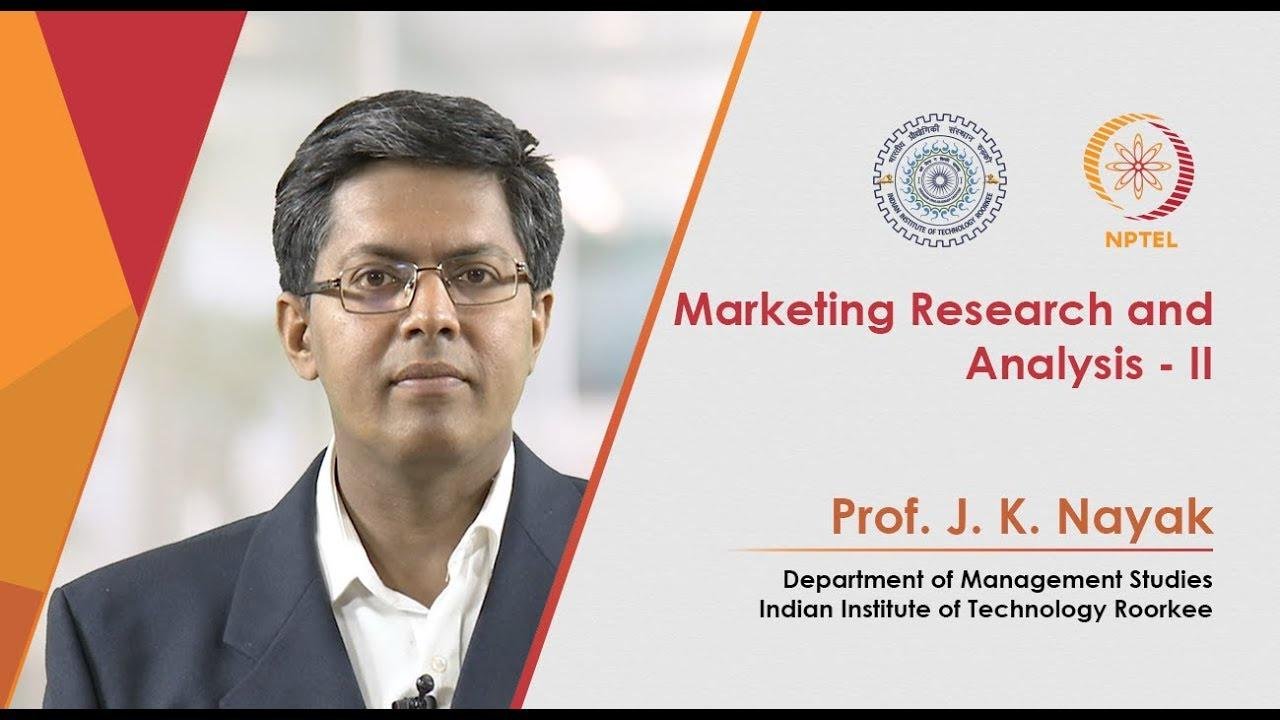 Marketing Research and Analysis - II