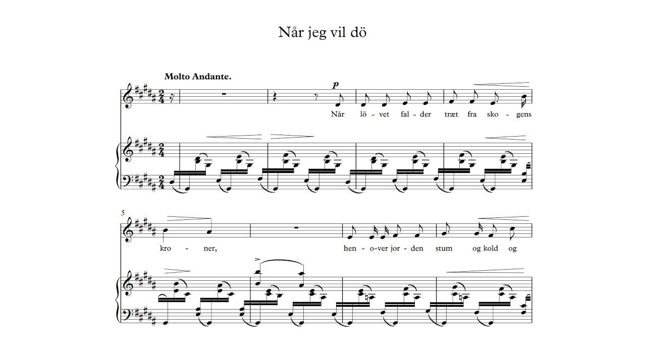 Edvard Grieg - 6 Elegiac Songs, op. 59 [With score]