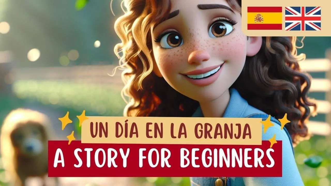 BEGIN LEARNING Spanish with a Simple Story (A Day on the Farm)