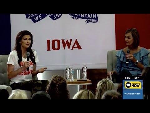 First Lady Casey DeSantis on Iowa Media