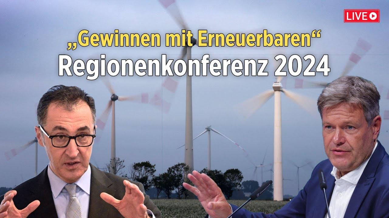 „Gewinnen mit Erneuerbaren“: Bundesminister Habeck und Özdemir eröffnen Regionenkonferenz 2024