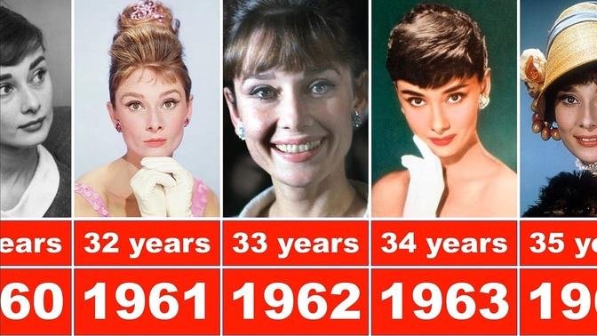 Audrey Hepburn from 1953 to 1992