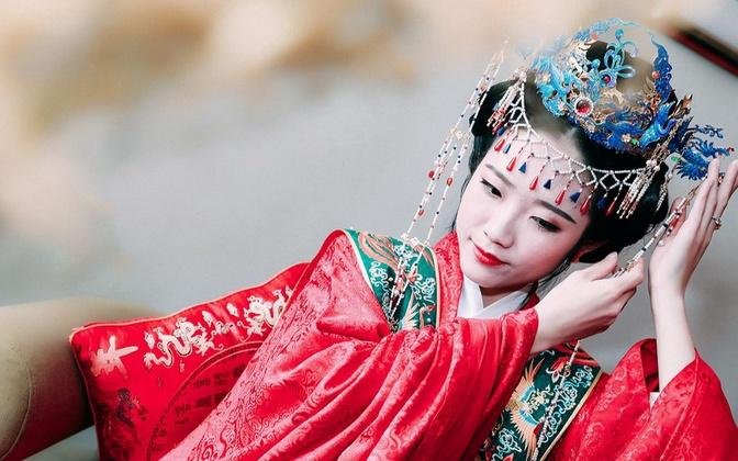 明风汉式婚礼！因为摄影两人慢慢从相知到相爱最后执手共度余生！ #琴瑟汉文化 #中國古代服裝 #婚姻