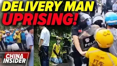 Another protest! This time from delivery drivers