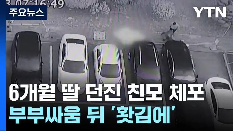 '홧김에' 15층에서 6개월 된 딸 던져...친모 현행범 체포 / YTN