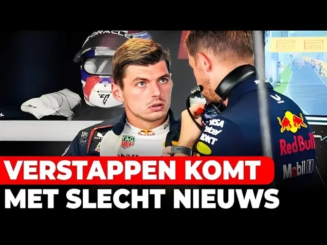 Verstappen komt na mokerslag met slechtst mogelijke nieuws | GPFans News