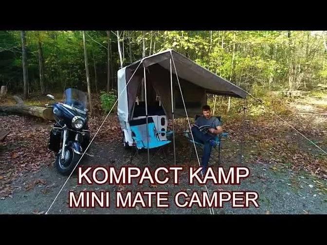 The Mini Mate Motorcycle Camper by Kompact Kamp Trailers | Videos ...