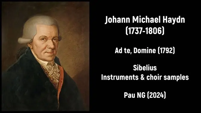 Johann Michael Haydn (1737-1806) - Ad te, Domine (1792)