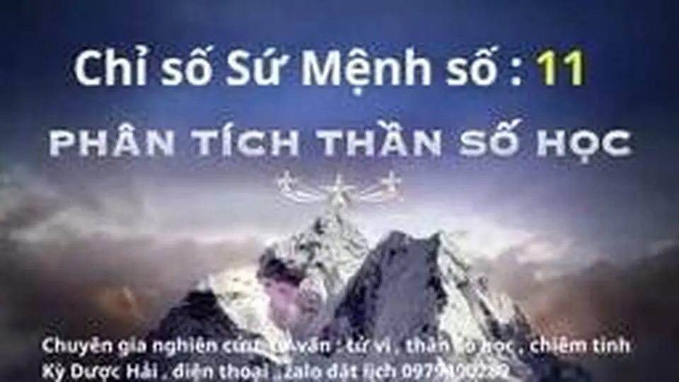 Thần số học , chỉ số Sứ Mệnh số 11