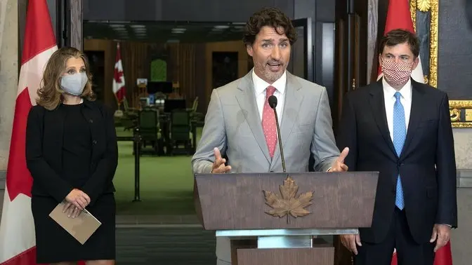 LIVE: Trudeau Responds to US Tariffs, Saying Canada Will Implement Retaliatory Tariffs