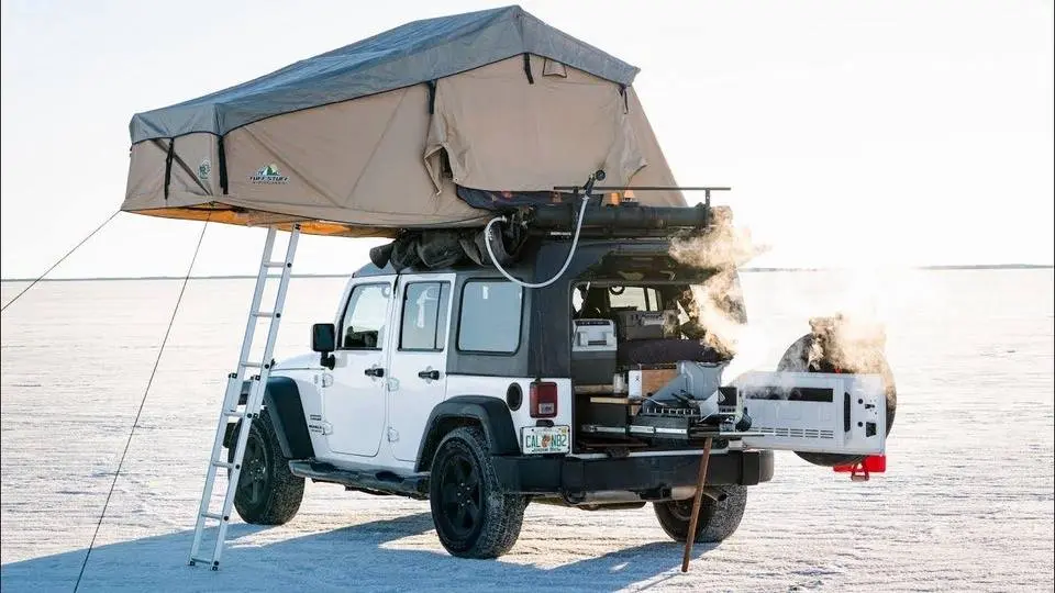 DIY JEEP BUILD- Living Out of a Jeep Wrangler – Year on the Road