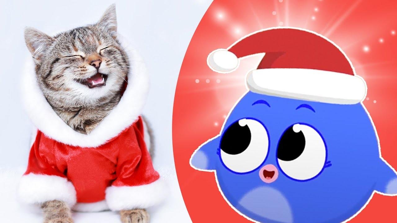 Let's Learn ANIMALS Christmas Version 🎅✨🎄🎶 Giligilis - Merry Christmas 2023 | Educative Kid Songs