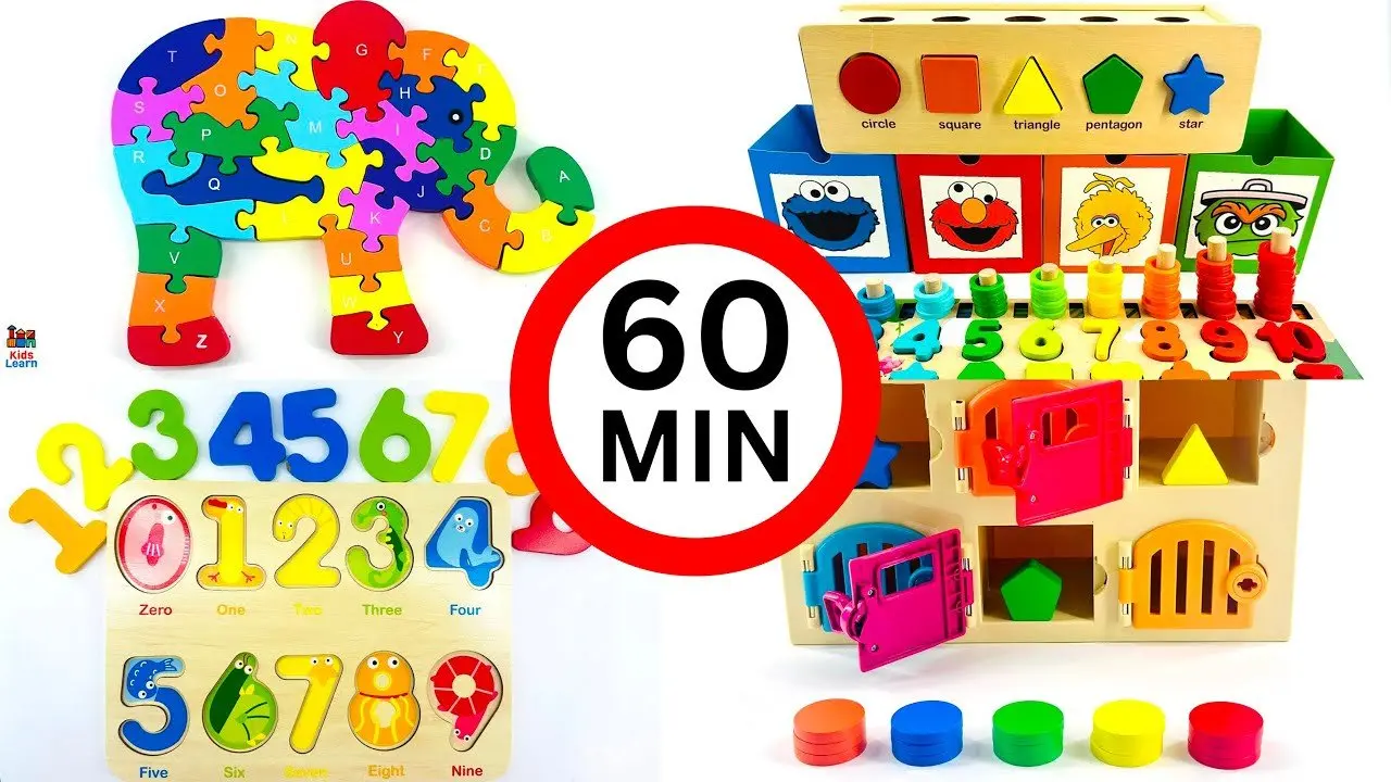 ULTIMATE 1 HOUR Video | Learn Shapes & Counting | Educational Videos For Toddlers