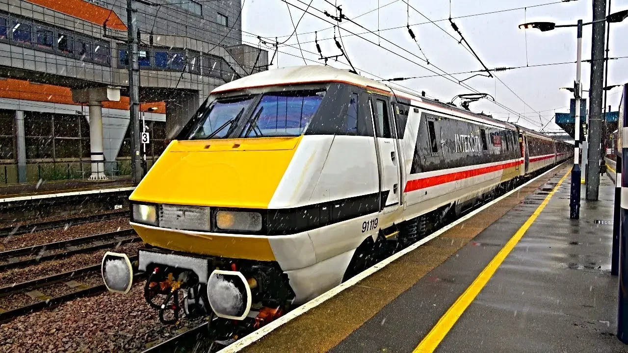 Wintry Day at Doncaster Station, ECML | 09/03/23