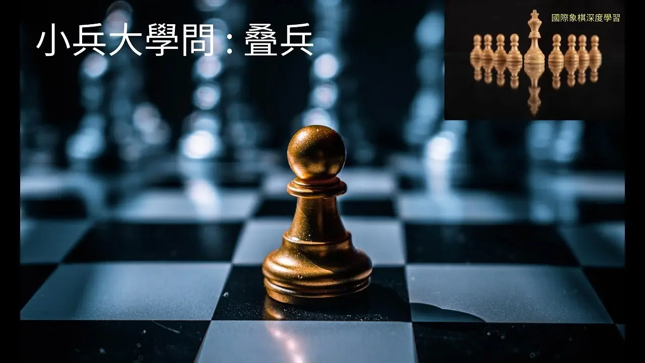 =小兵大学问= 我们真的了解叠兵吗? 应对叠兵 双方计划  Double Pawns #西洋棋 #国际象棋