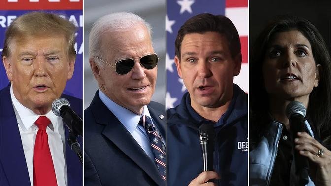 Biden trolls DeSantis, Haley, Trump with giant billboards ahead of fourth GOP presidential debate