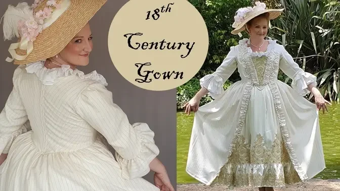 Sewing My 18th Century Fantasy Gown – American Duchess Simplicity 8161 – Arcadian Shepherdess
