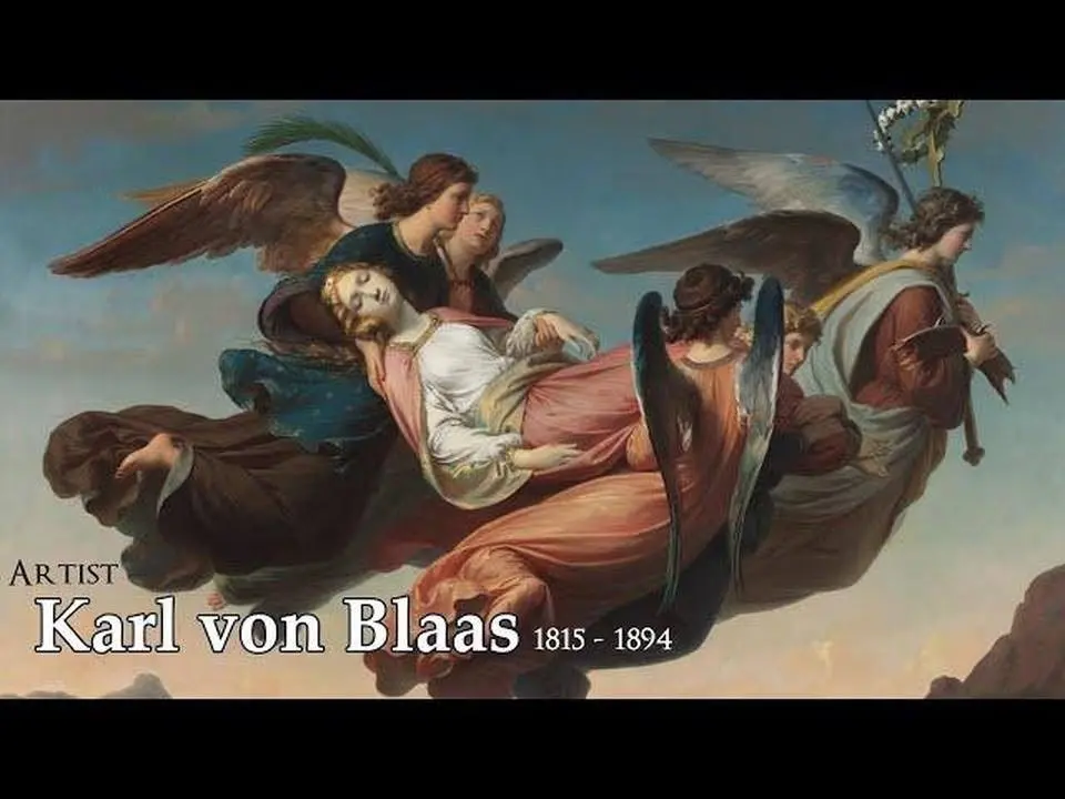 奧地利畫家 卡爾 馮 布拉斯 Karl von Blaas (1815 - 1894)