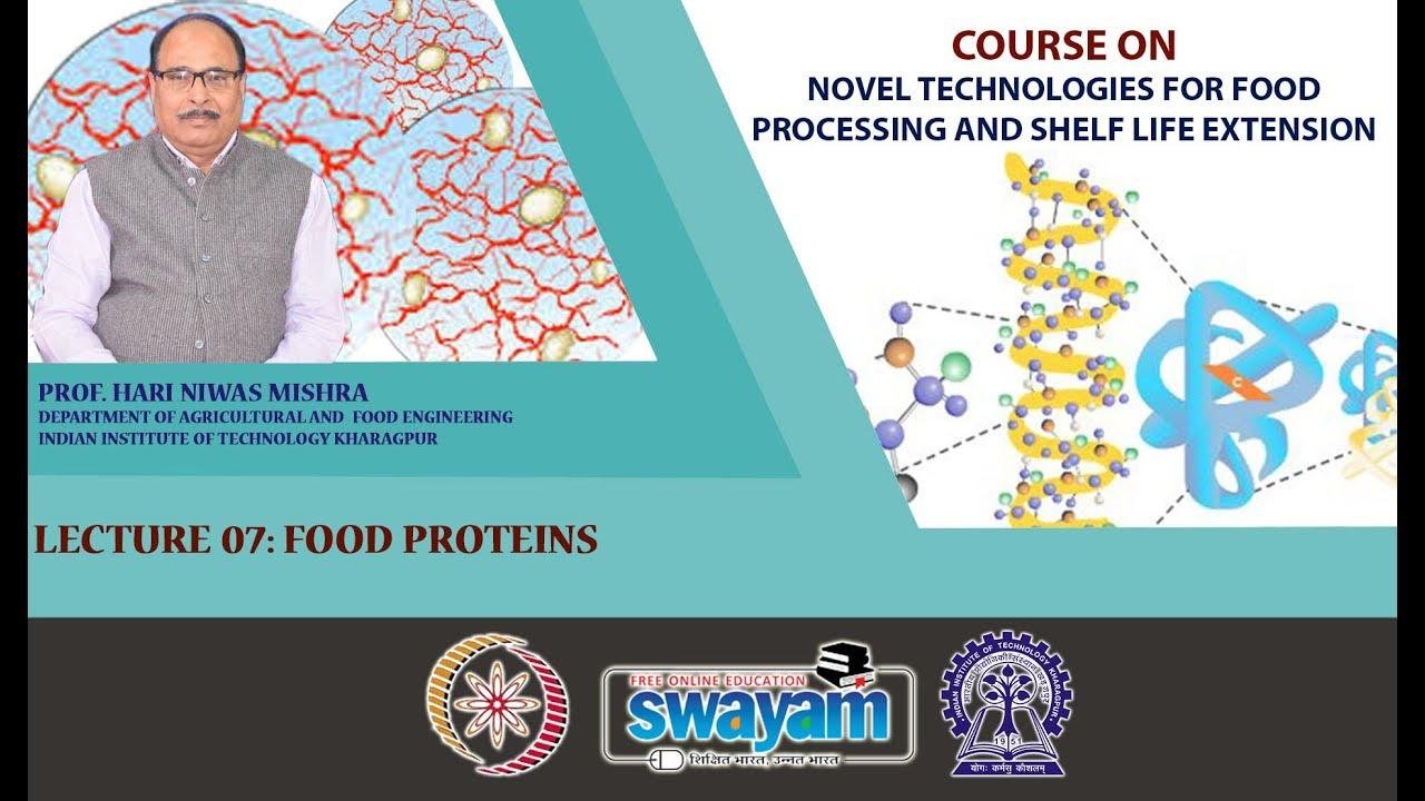 Lecture 07: Food Proteins