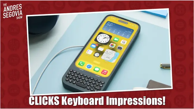 Unboxing And Impressions Of The CLICKS Keyboard Case (Founders Edition) For iPhone!