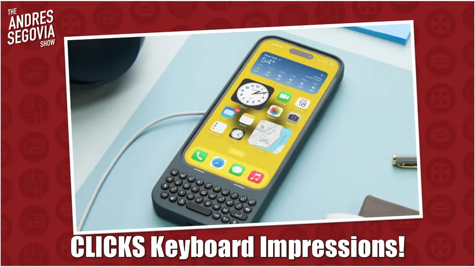 Unboxing And Impressions Of The CLICKS Keyboard Case (Founders Edition) For iPhone!