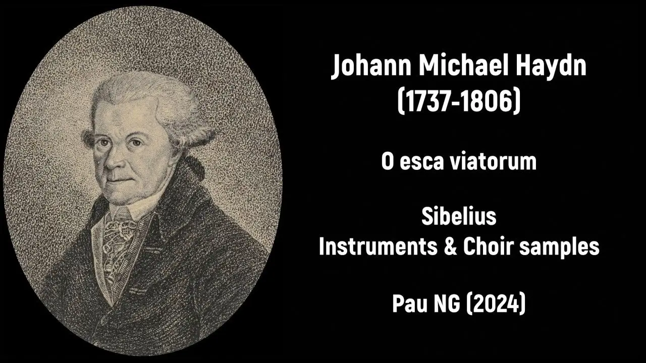 Johann Michael Haydn (1737-1806) - O esca viatorum