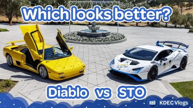 $300K 1994 Lamborghini Diablo or $600K 2022 Huracan STO?