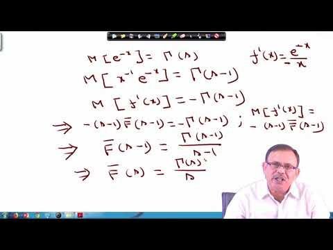 Lecture 57: Examples of Mellin Transform - II