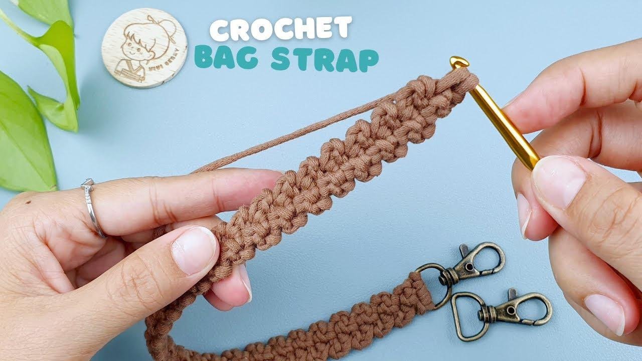 How to Crochet a Cord Very Easy | Crochet Strap for a Bag | ViVi Berry Crochet