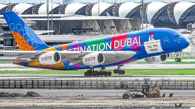✈️ 100 TAKEOFFS and LANDINGS in 1 HOUR | Plane Spotting at BANGKOK Suvarnabhumi Airport THAILAND