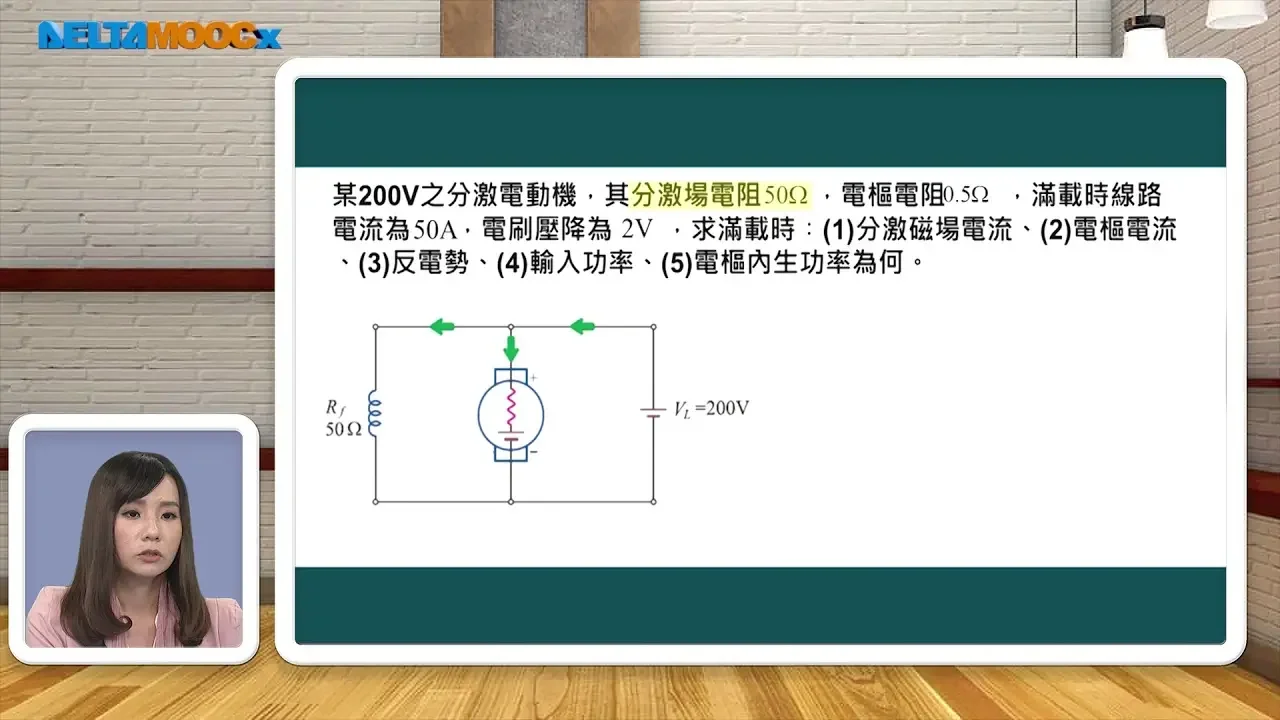 高中電工機械_直流電動機_分激式電動機等效電路_張雅鈞