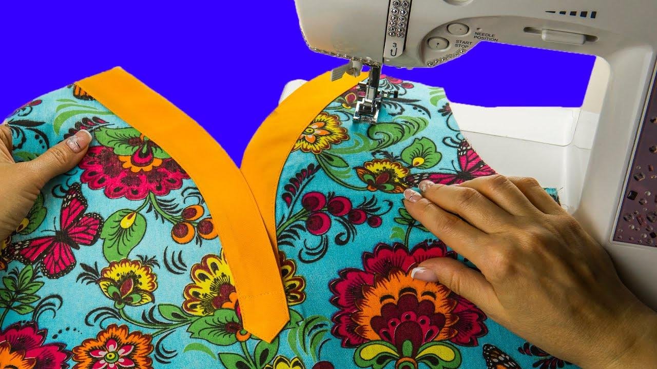 ⭐️ Amazing Sewing Tips and Tricks for Neckline Design. Sewing basics for beginners. (Part #30)