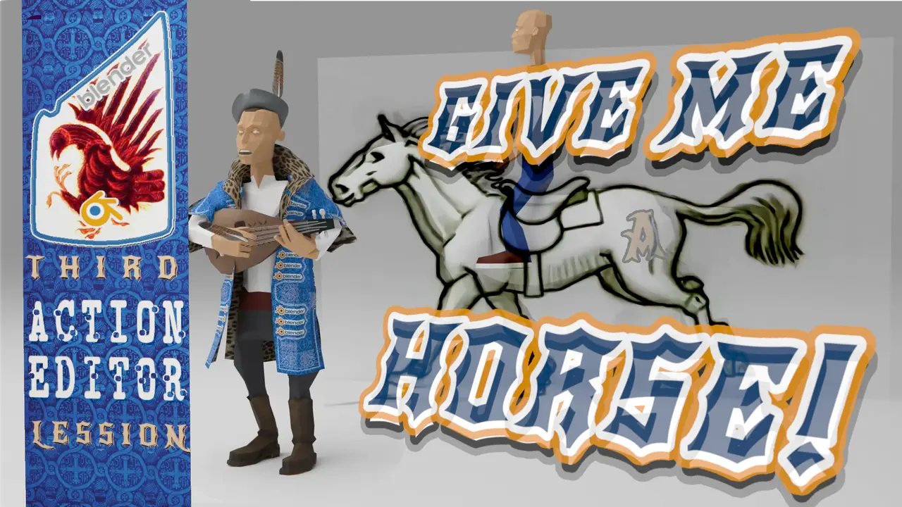 Blender Third Lession: Give Me A Horse!
