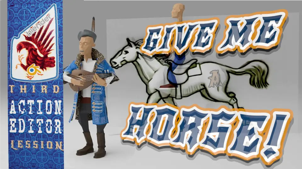 Blender Third Lession: Give Me A Horse!