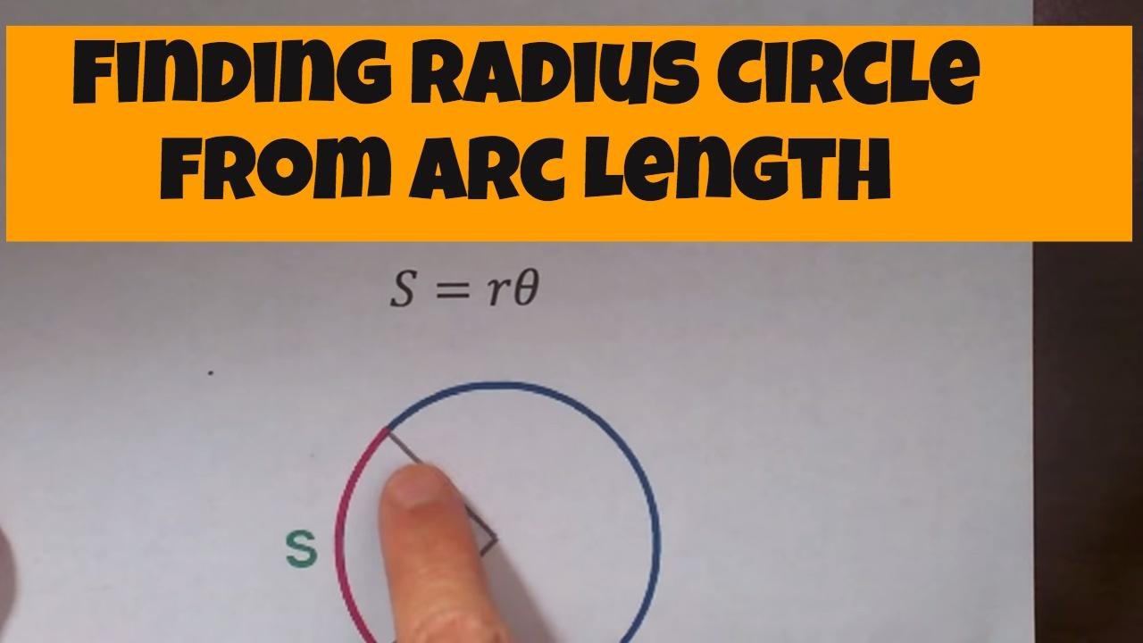Finding radius circle from arc length-Geometry Help-MooMooMath