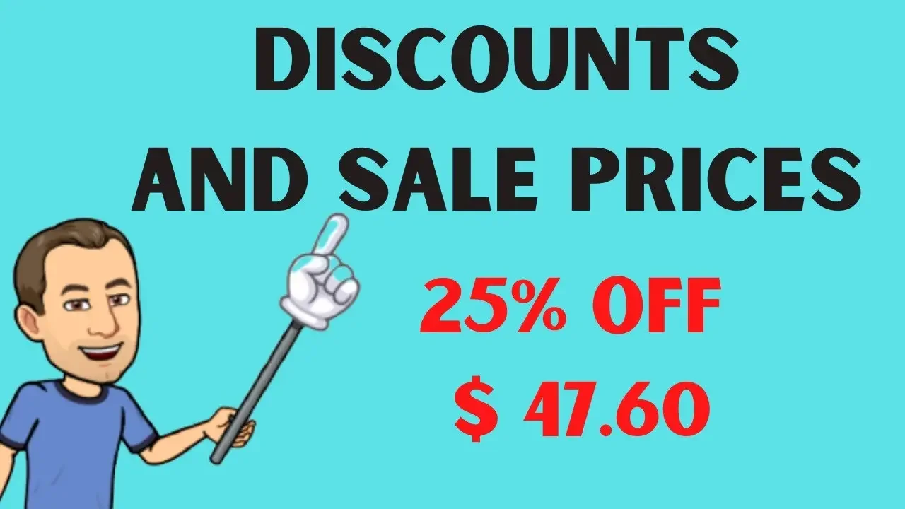 Discount Formula-Finding the Discount and Original Price