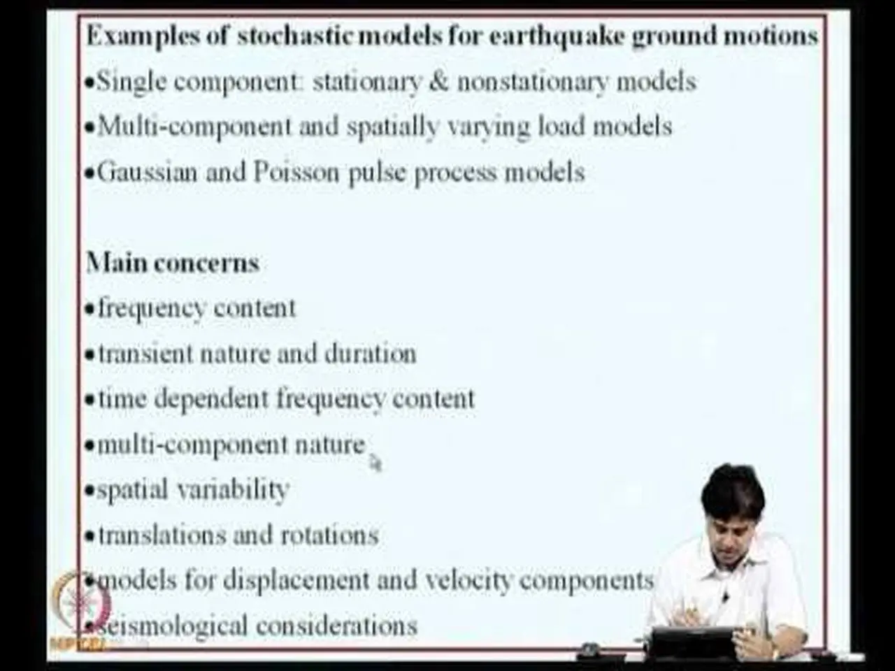 Mod-08 Lec-33 Probabilistic methods in earthquake engineering-2
