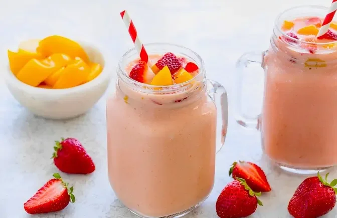 Refreshing Copycat Tropical Smoothie Sunrise Sunset Smoothie Recipe