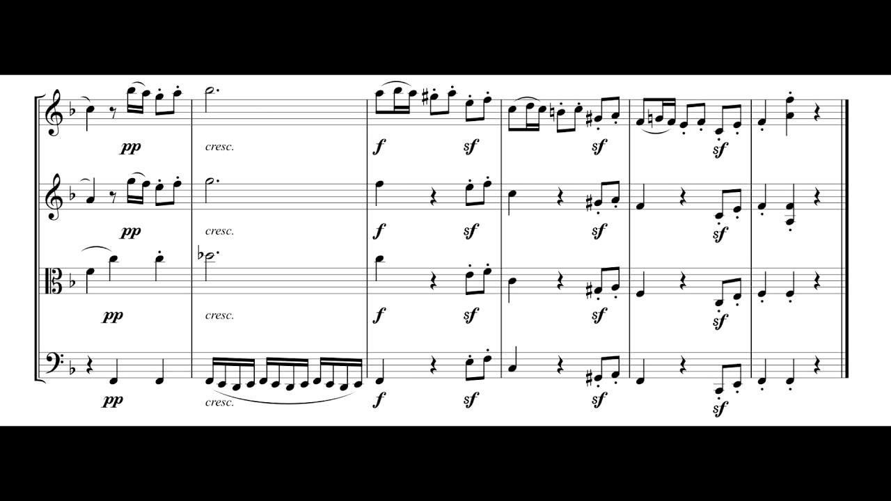 Beethoven: String Quartet no. 1 in F major, op. 18 no. 1