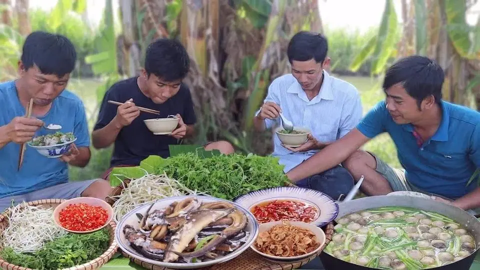 Thèm Nồi Cháo Rau Đắng Đất Quê Nhà Miền Tây | Tình Quê Vlog #05