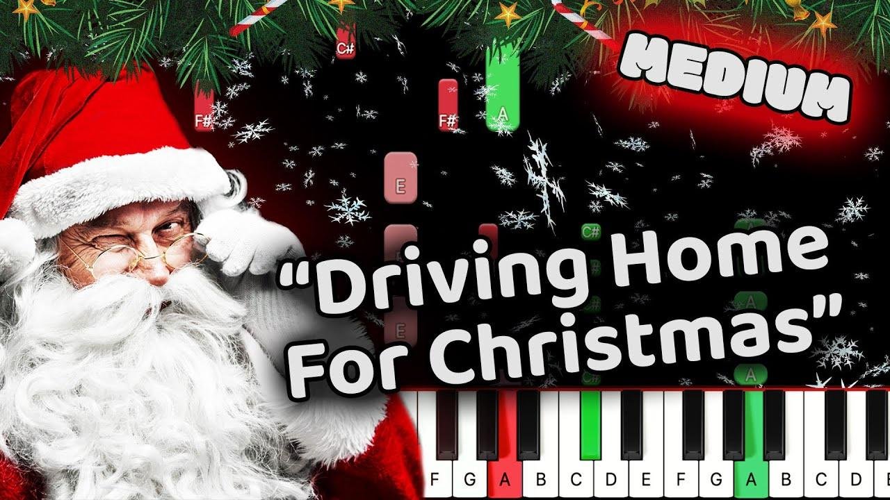 Driving Home For Christmas Piano Lesson! (Medium)