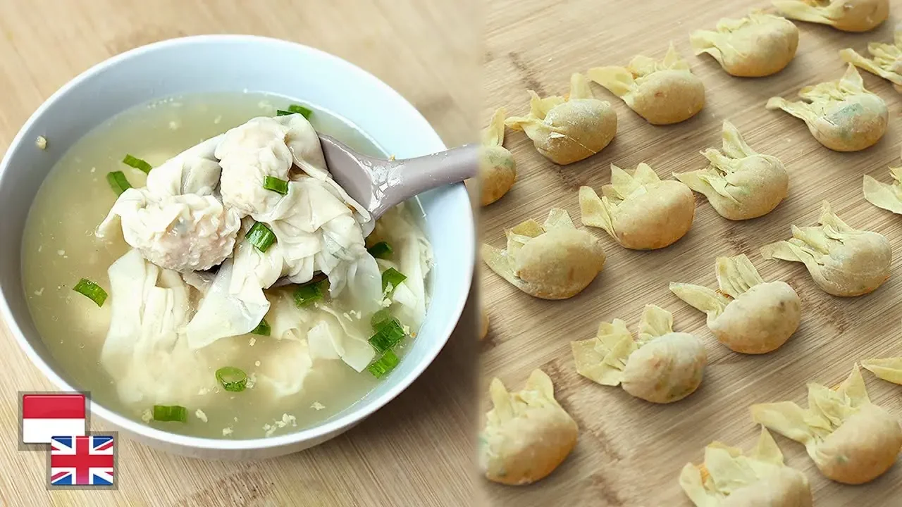 Lembut Gurih! Resep PANGSIT AYAM KUAH / WONTON SOUP [Favorit Anak & Keluarga]