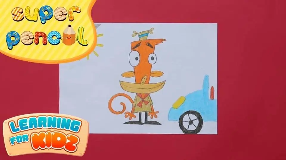 Siêu Nhân Bút Chì Tập 170 - Super Pencil Ep 170 - Hướng Dẫn Vẽ Lazlo - Learning For Kidz