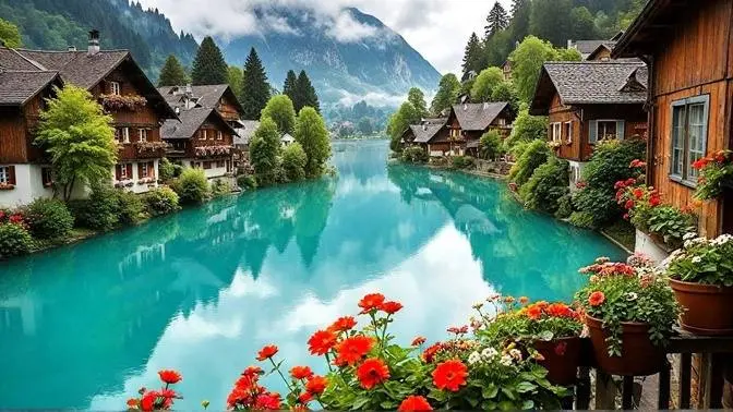 Interlaken: Relaxing walk between lakes Thun and Brienz | Beautiful Swiss town in the Alps