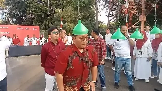 #17agustusan2024  Keseruan Lomba HUT RI-79 di BSI Jakarta