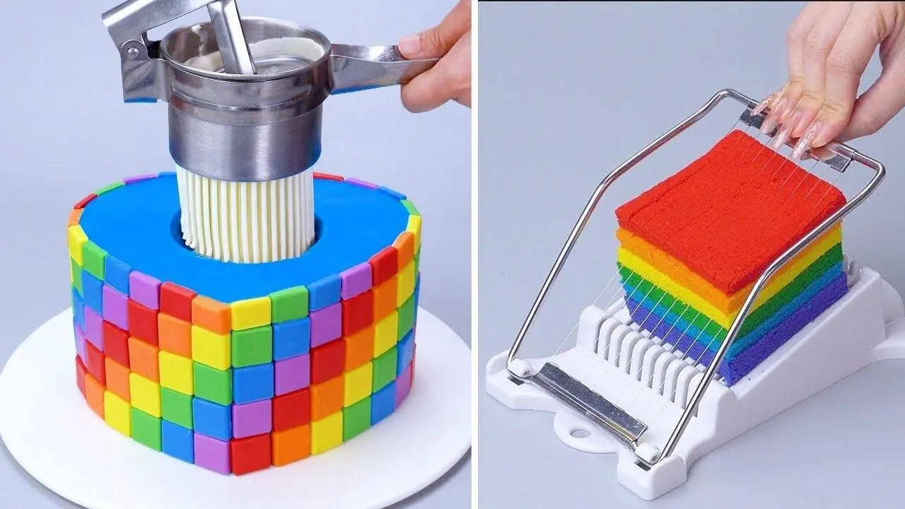 Brilliant Rainbow Cake Decorating Ideas | Best Satisfying Cake Decorating Recipes