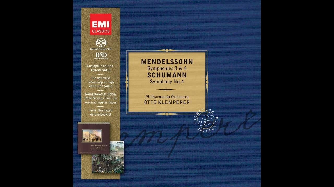 Mendelssohn Symphony No.4 Philharmonia Orchestra Otto Klemperer (1960)