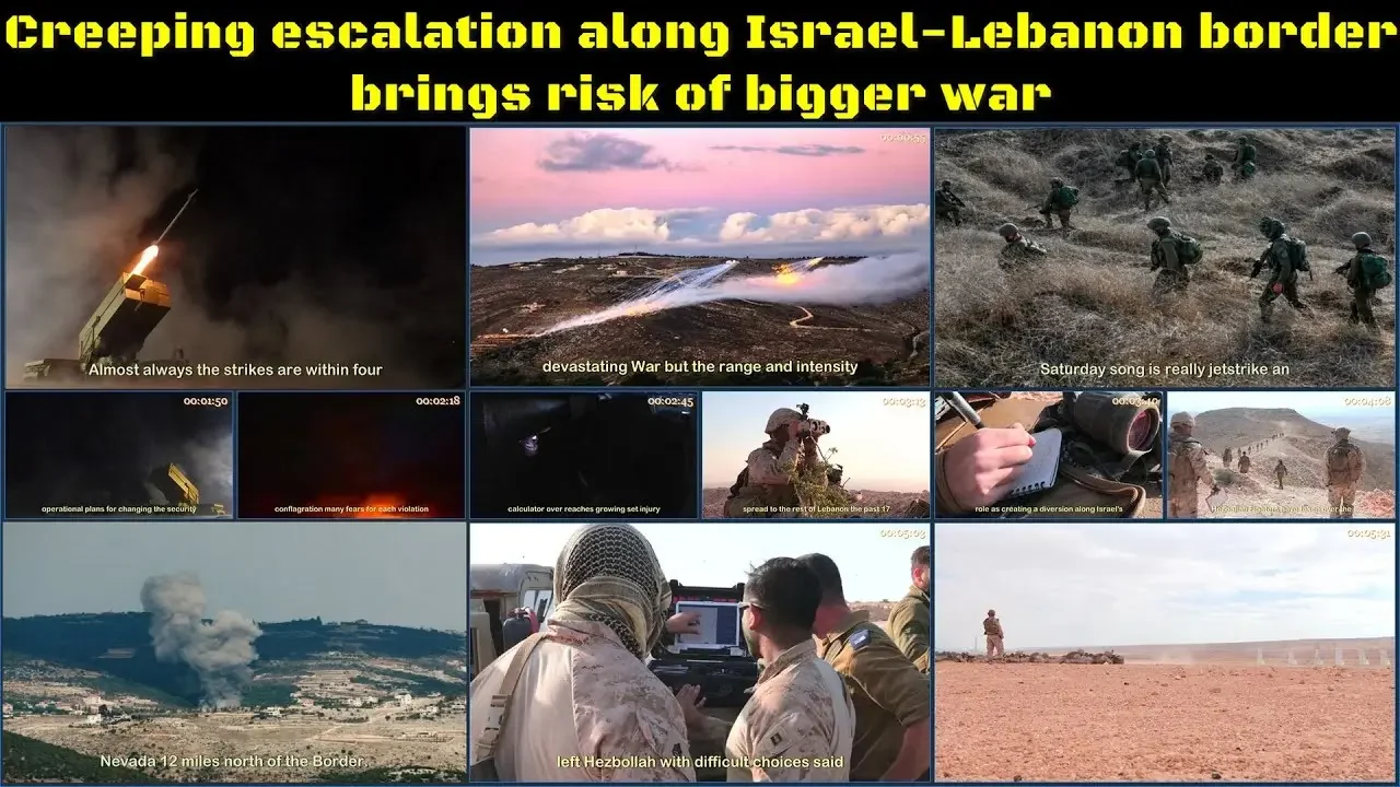 Creeping escalation along Israel-Lebanon border brings risk of bigger ...