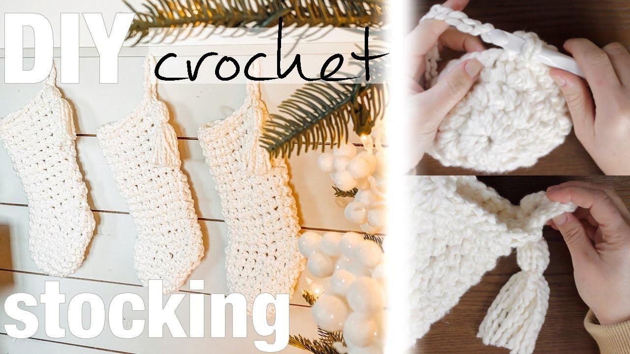 How to Crochet a Christmas Stocking with Simply Maggie