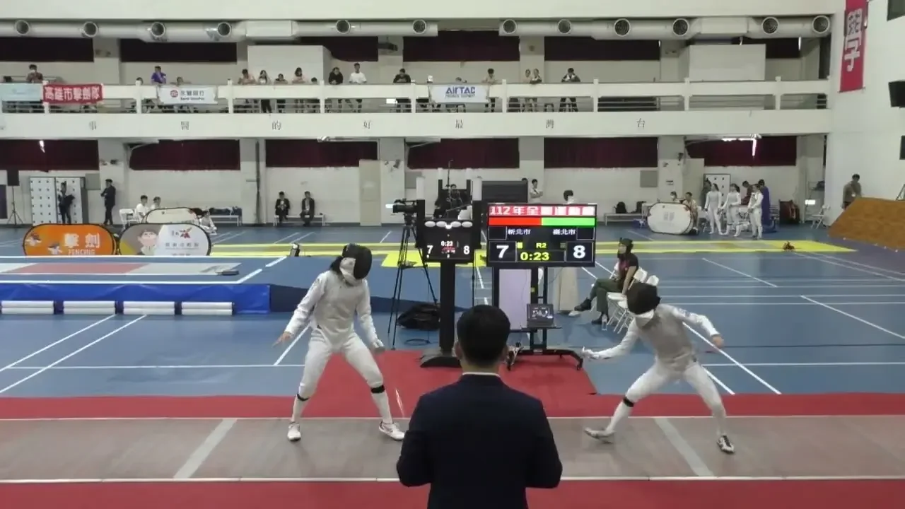 112年全國運動會 女鈍團體四強 新北市VS臺北市